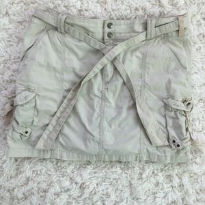 Beige Skirt with Built In Shorts